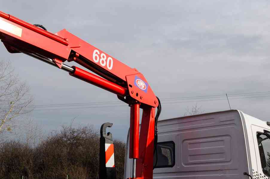 MERCEDES ATEGO 1518 HÁKOVÝ NOSIČ KONTEJNERŮ + HYDR. RUKA EU5 - foto 103