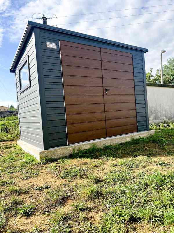 Zahradní domek 2,5x2m - Dvoukřídlá vrata - Okno - TS864 - foto 4