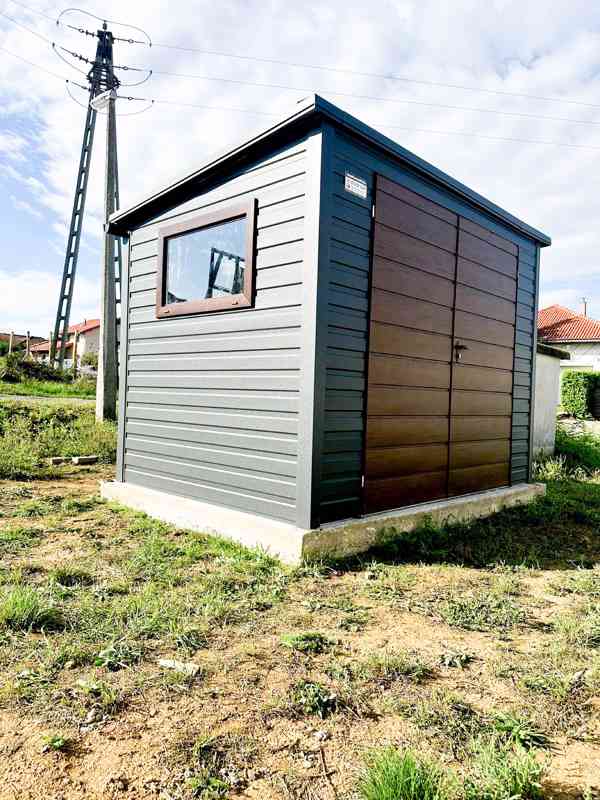 Zahradní domek 2,5x2m - Dvoukřídlá vrata - Okno - TS864 - foto 2
