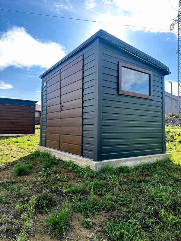 Zahradní domek 2,5x2m - Dvoukřídlá vrata - Okno - TS864 - foto 3