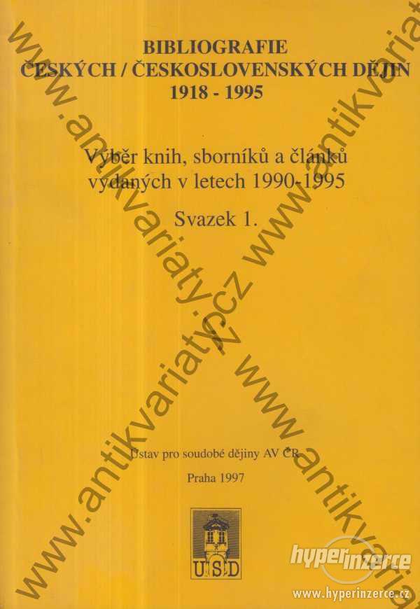 Bibliografie českých / československých dějin 1918-1995 - foto 1