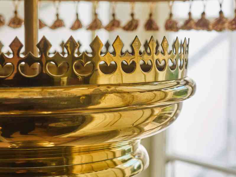 Velká stojací lampa v gotickém stylu V 212 cm - foto 7