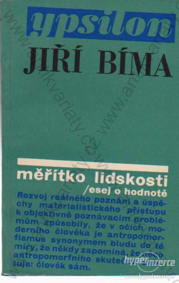 Měřítko lidskosti Jiří Bíma Mladá fronta, 1970 - foto 1