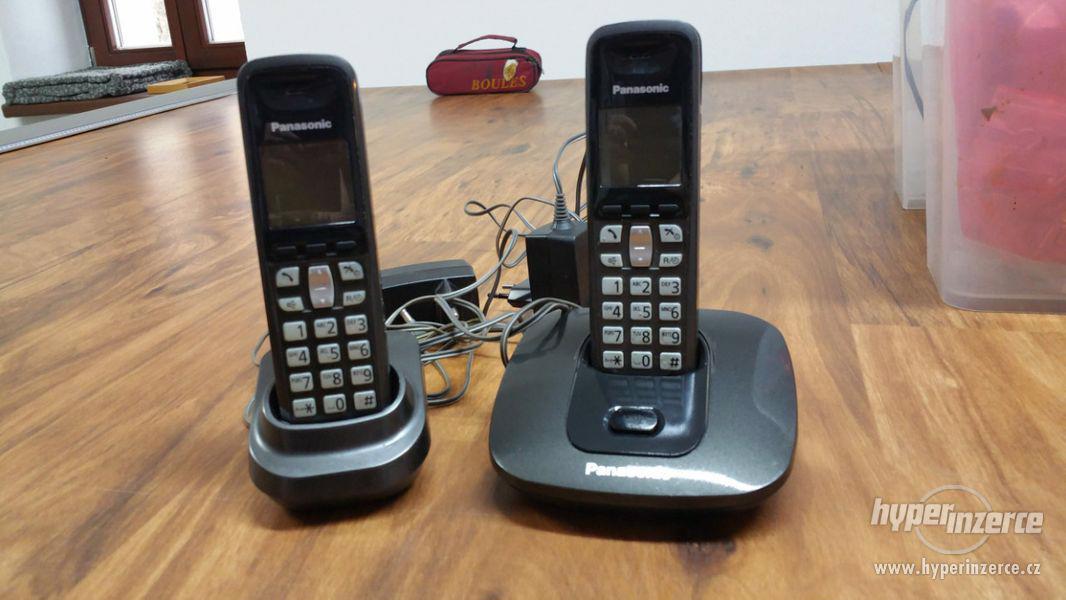 2 bezdrátové telefony Panasonic - foto 1