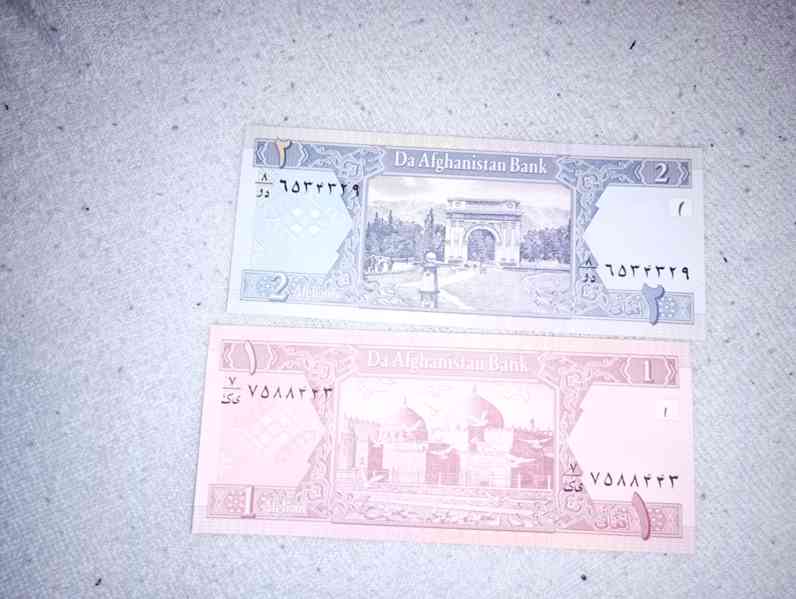 Afghánistán bankovky afghání - foto 1
