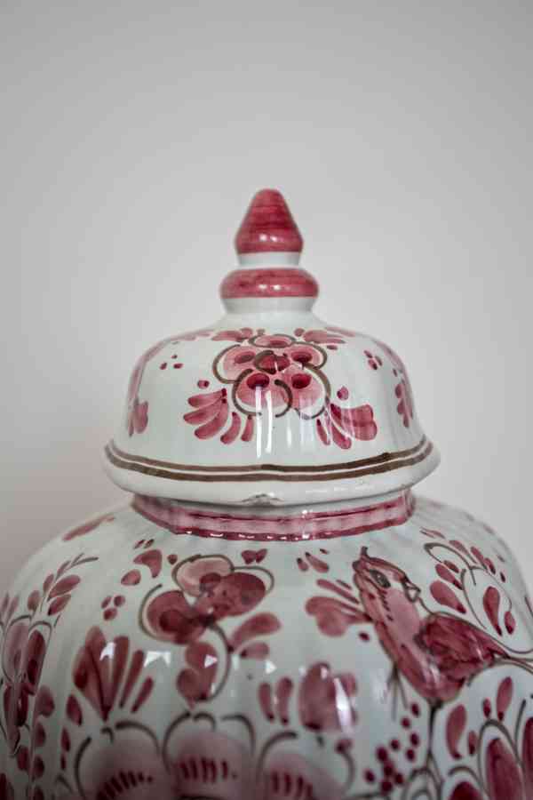 Delftská váza s víkem - foto 3