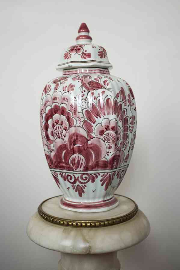 Delftská váza s víkem - foto 1