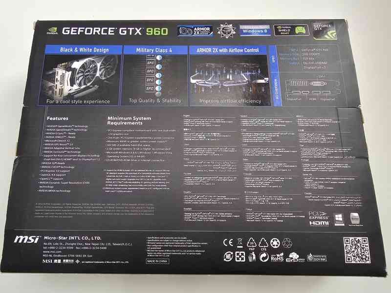 MSI GEFORCE GTX 960 OC / 2GB GDDR5 - foto 6