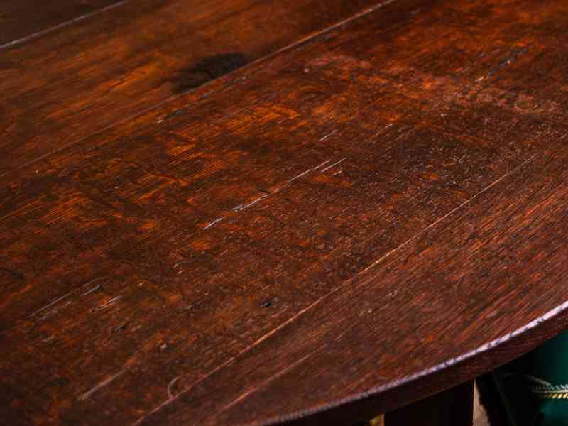 Rozkládací dubový stůl Gate Leg Table se šuplíkem - foto 8