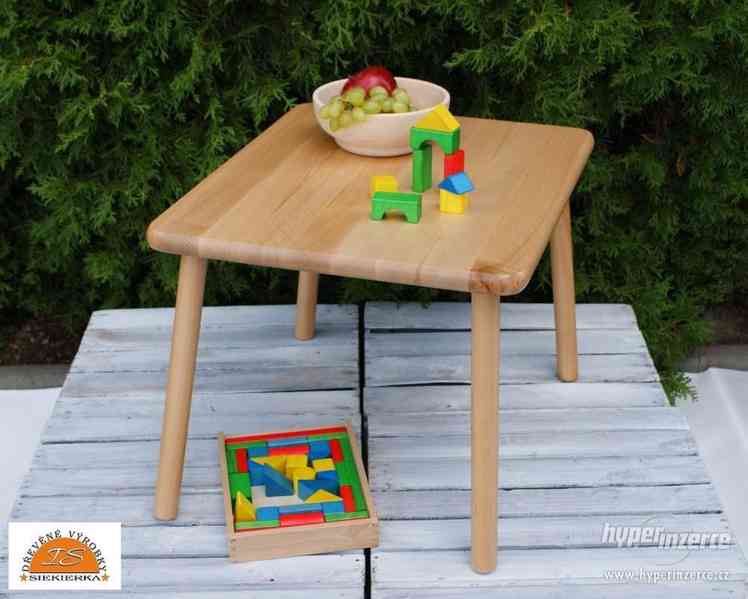 Dětský nábytek stůl se židlemi - foto 2
