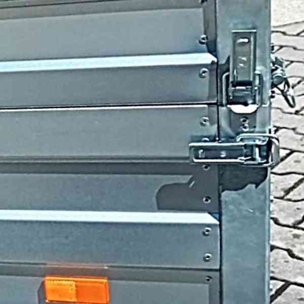 Nový přívěsný vozík SET: nástavba bočnic +krycí plachta, DPH - foto 12