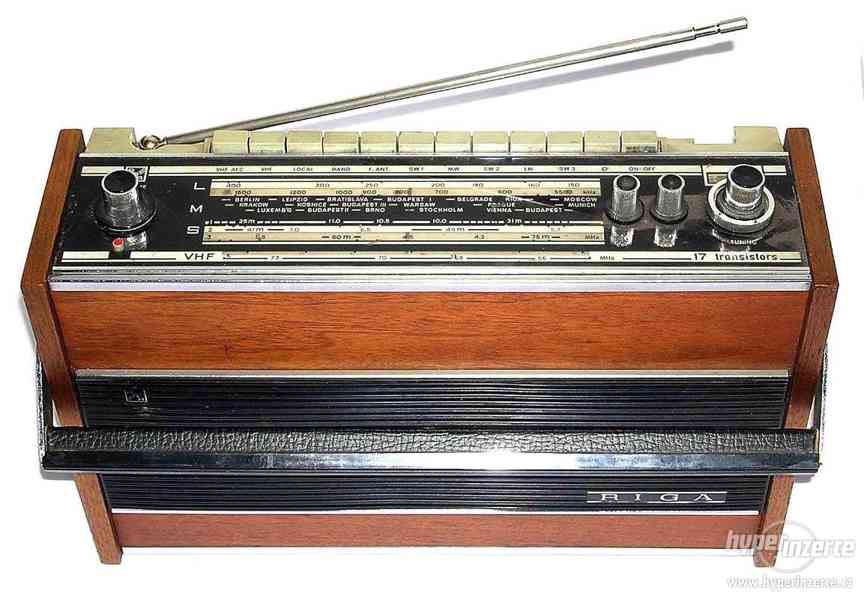 Staré Radio RIGA 103,prodám nebo vyměním - foto 1