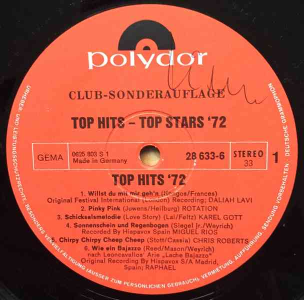Various – Top Hits - Top Stars '72 (2 LP box) - foto 3