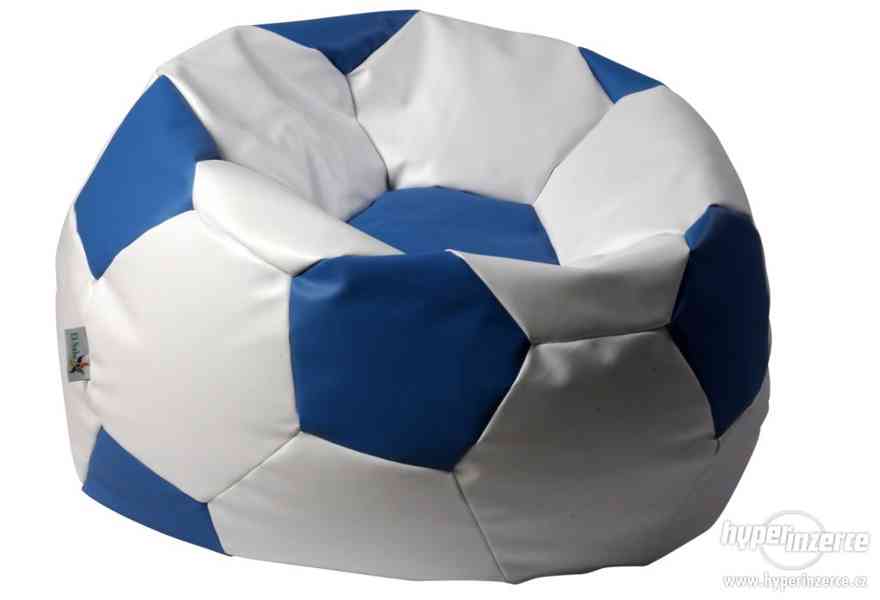 Nový nepoužitý sedací pytel - vak - fotbalový míč - foto 1