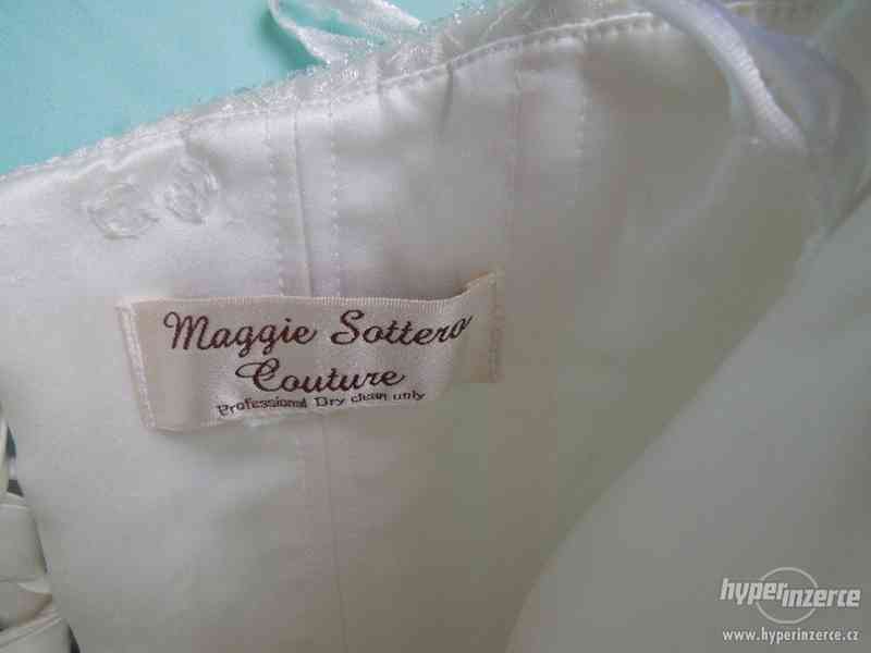 Saténové svatební šaty Maggie Sottero - foto 6