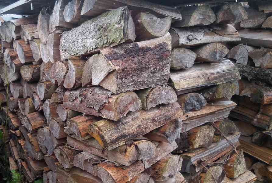 Palivové dřevo suché štípané sypané (smrk) - foto 1