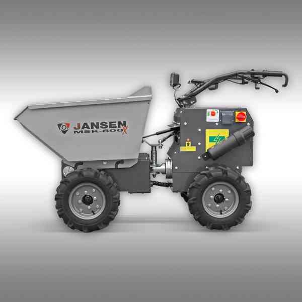 Jansen MSK-800X 4x4 Kĺbový kolesový elektrický dumper, 800 W - foto 2