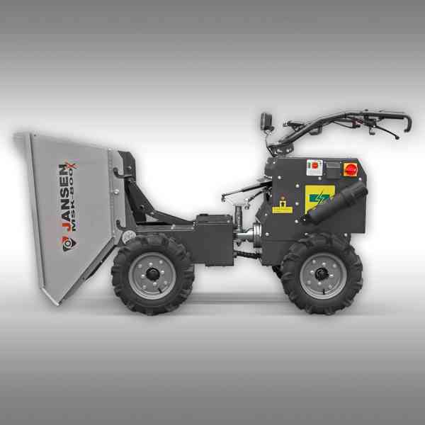 Jansen MSK-800X 4x4 Kĺbový kolesový elektrický dumper, 800 W - foto 3