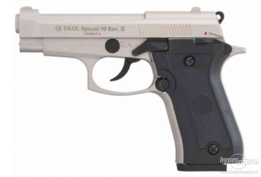 Plynová pistole Ekol Special 99 REV II satén cal.9mm - foto 1