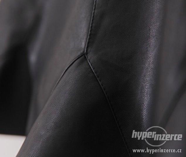 Nová dámská černá kožená minisukně, vel 38 - foto 3