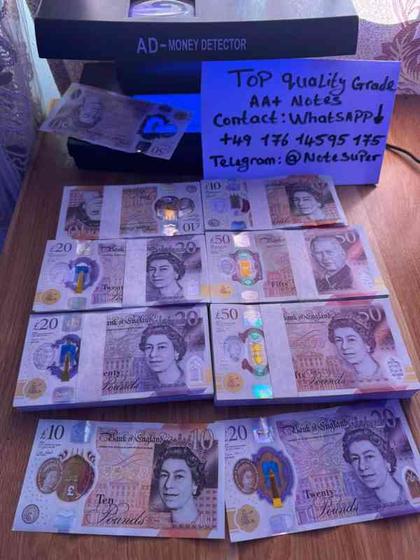 whatsapp +49 176 14595175  - Buy Fake British Pounds   