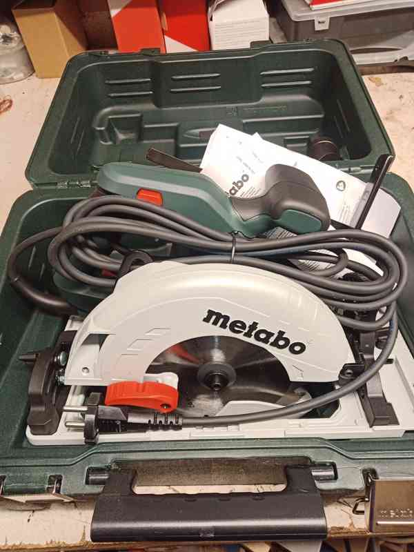 METABO KS 55 FS SET 1200W / 160mm okružní pila s vodicí lišt - foto 3