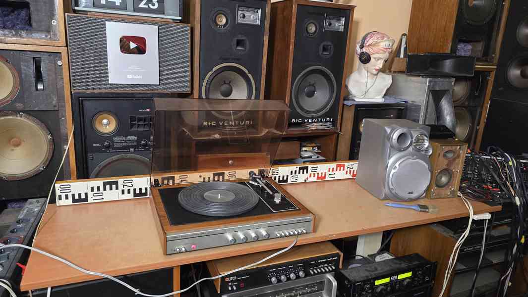 TESLA NZC 143 hezký gramofon - stereo zesilovač - foto 2