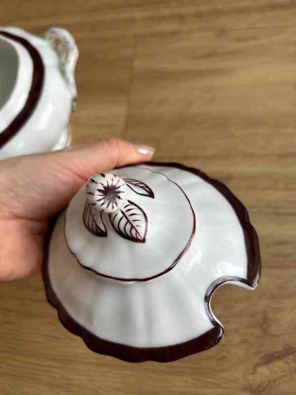 Cukřenka, porcelán, Prag, značená - foto 8