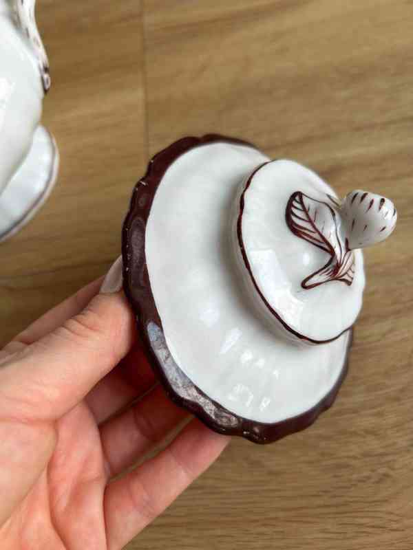 Cukřenka, porcelán, Prag, značená - foto 9