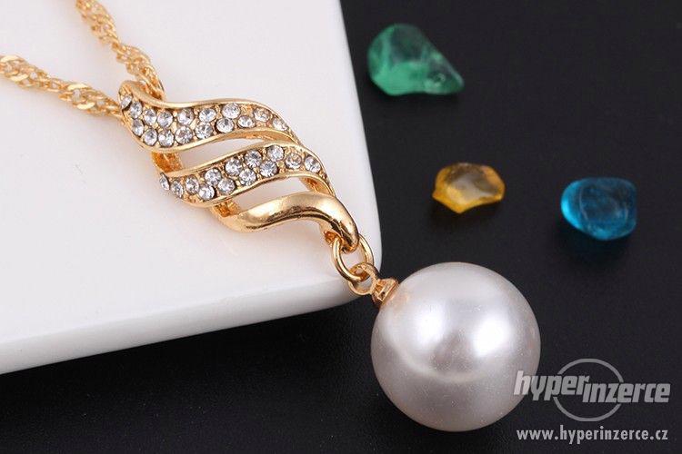 Prodám set náhrdelník + náušnice + perly - foto 4