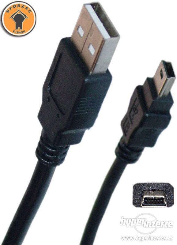 Datový a nabíjecí kabel USB Mini - foto 2