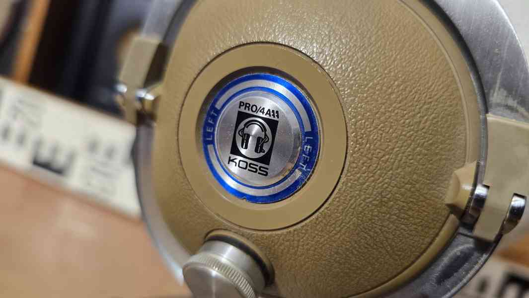 KOSS PRO/4AAA - krásná Vintage stereo sluchátka - foto 4
