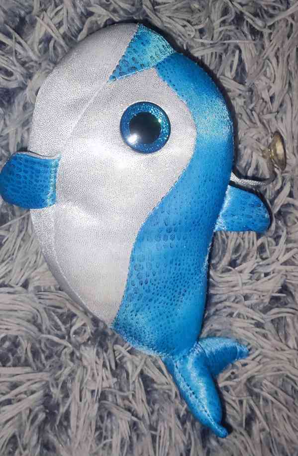 Modrá třpytivá rybka - foto 2