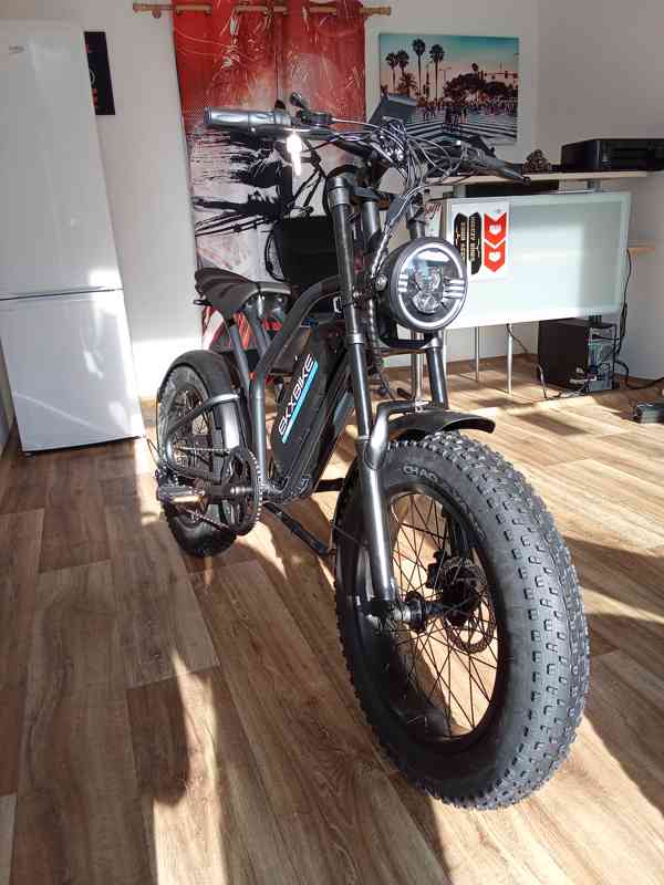 FATBIKE ELEKTROKOLO T1/RYCHLONABÍJENÍ/1000 W/960 WH/ZÁRUKA - foto 7