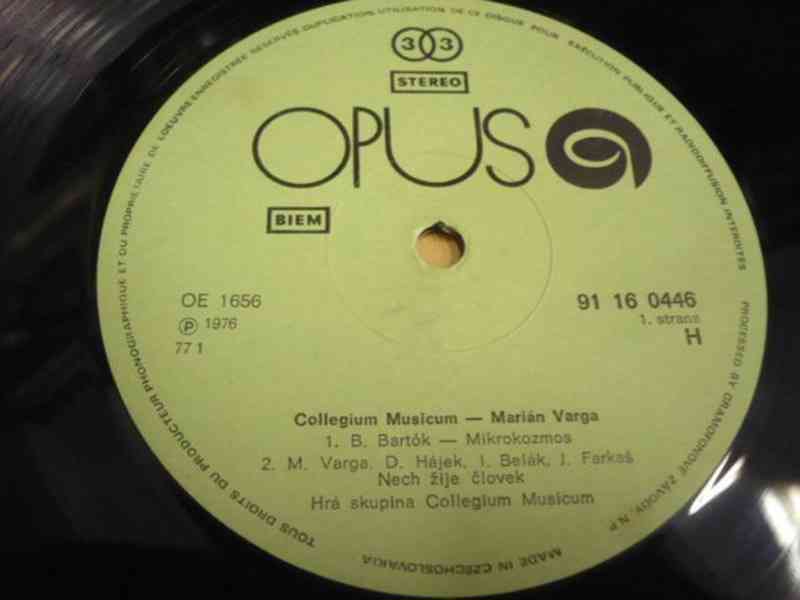 Marián Varga & Collegium Musicum (LP) - foto 3