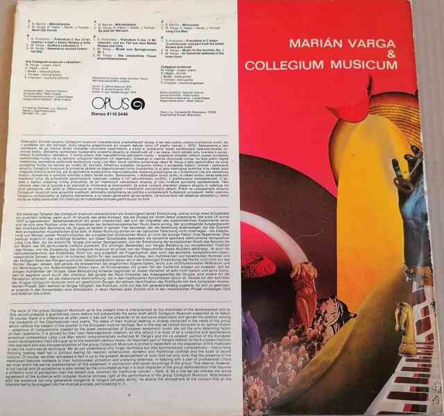 Marián Varga & Collegium Musicum (LP) - foto 2