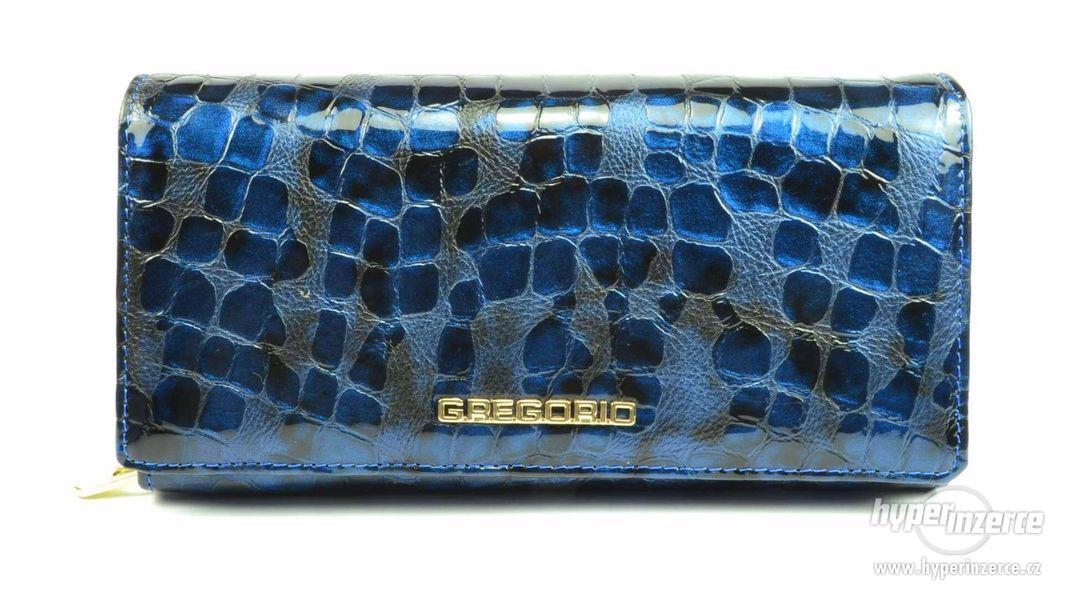 Barevná dámská kožená peněženka - foto 2