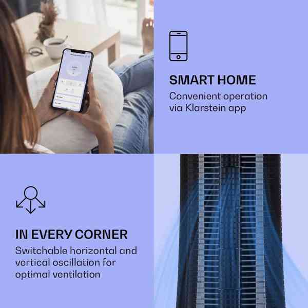 Skyscraper Ice Smart 4 v 1 ochlazovač vzduchu a ventilátor - foto 3