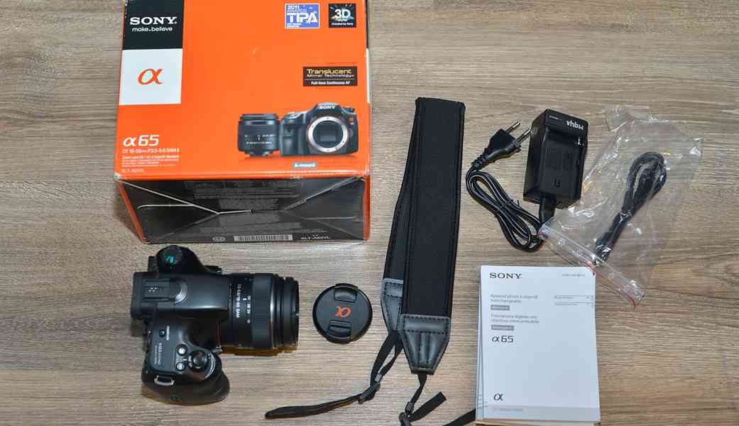 Sony SLT-A65 +18-55mm *24,3MPix*Full HDV*5600 Exp. - foto 3