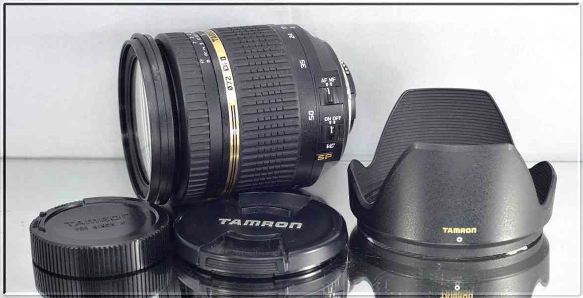 pro Nikon - TAMRON SP 17-50mm 1:2.8 VC*DX Zoom Lens*UV FILTR