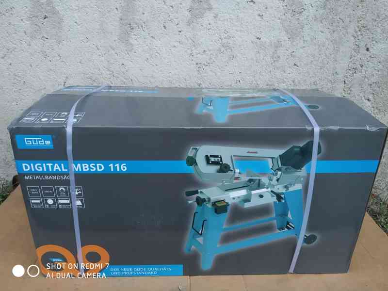 PRODÁM NOVOU Pásovou pilu na kov GÜDE MBSD 116 DIGITALNÍ - foto 2