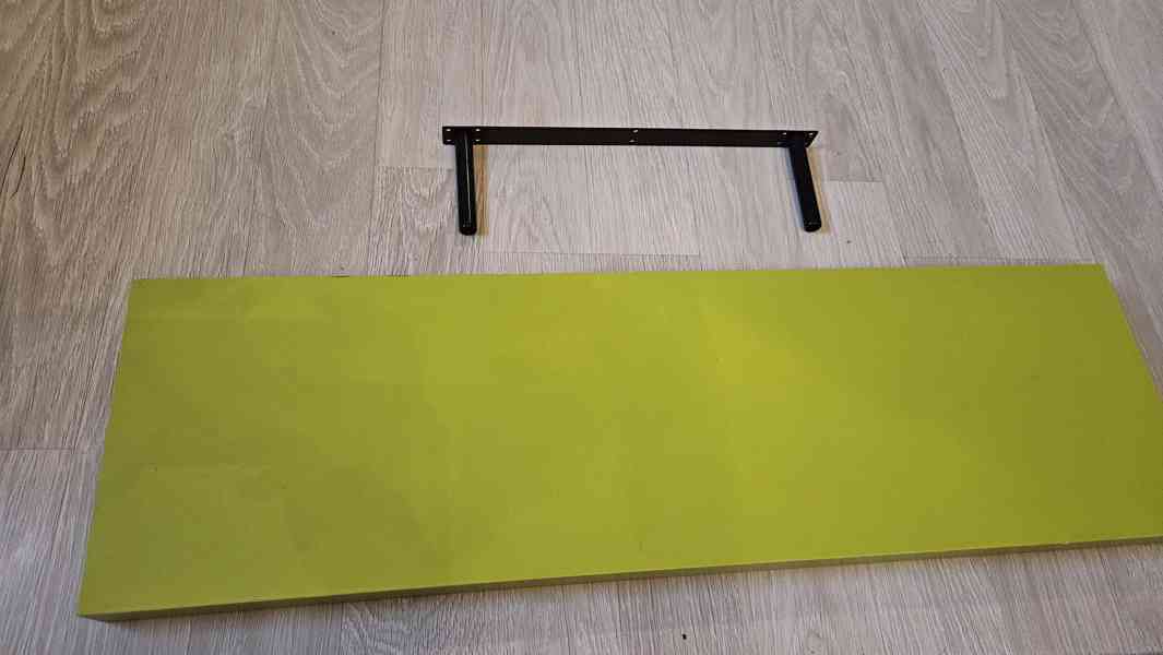 Police se skrytým kováním IKEA LACK (zelené) - foto 2
