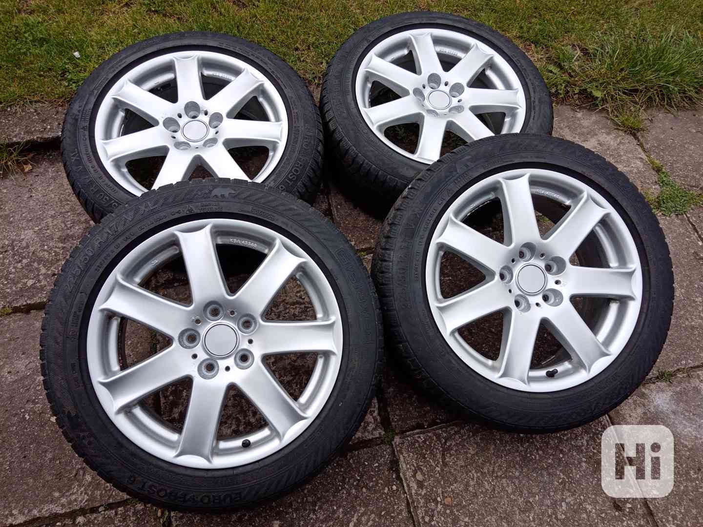 Zimní alu kola 17ky 5x114.3 pneu 90% RENAULT MAZDA DACIA - foto 1