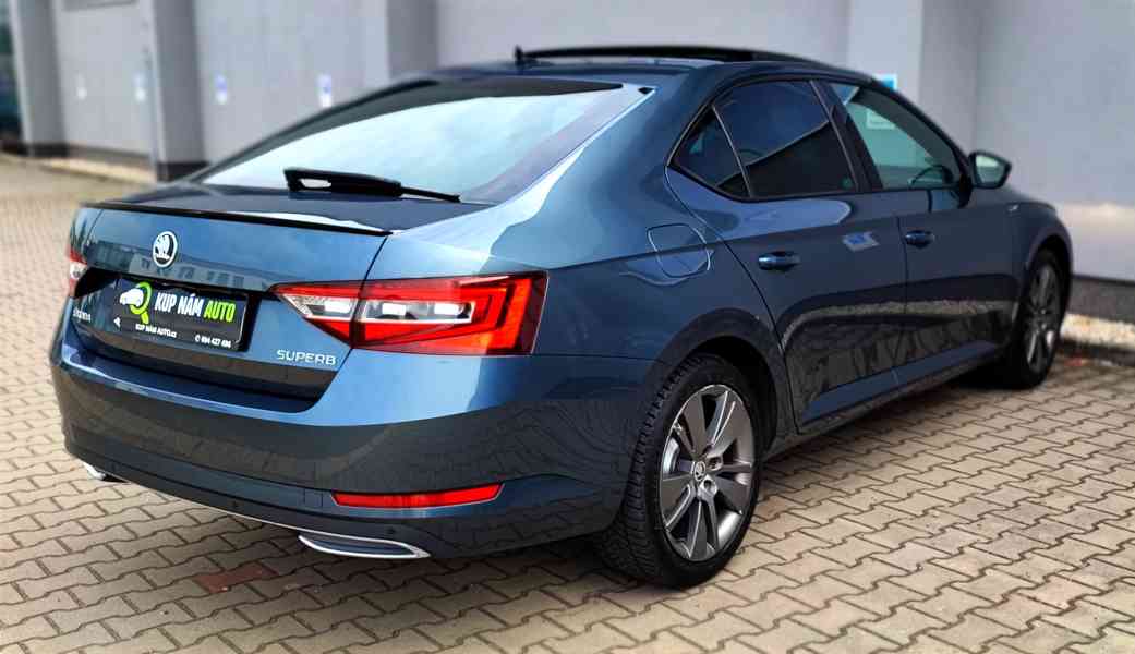ŠKODA SUPERB III SPORTLINE 2.0 TDI 140KW,2018, PŮVOD ČR, DPH - foto 7
