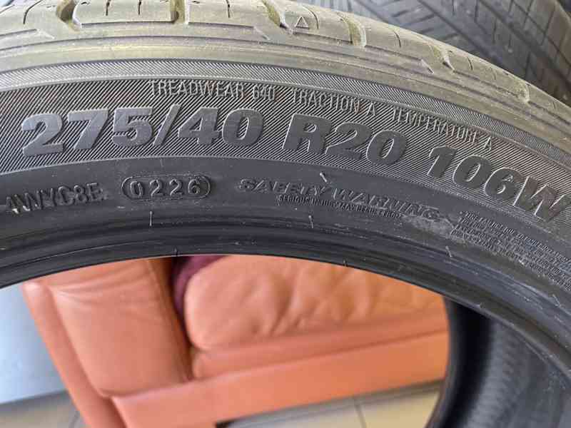 Prodám sadu letních pneu pro BMW X3/X4 - foto 3