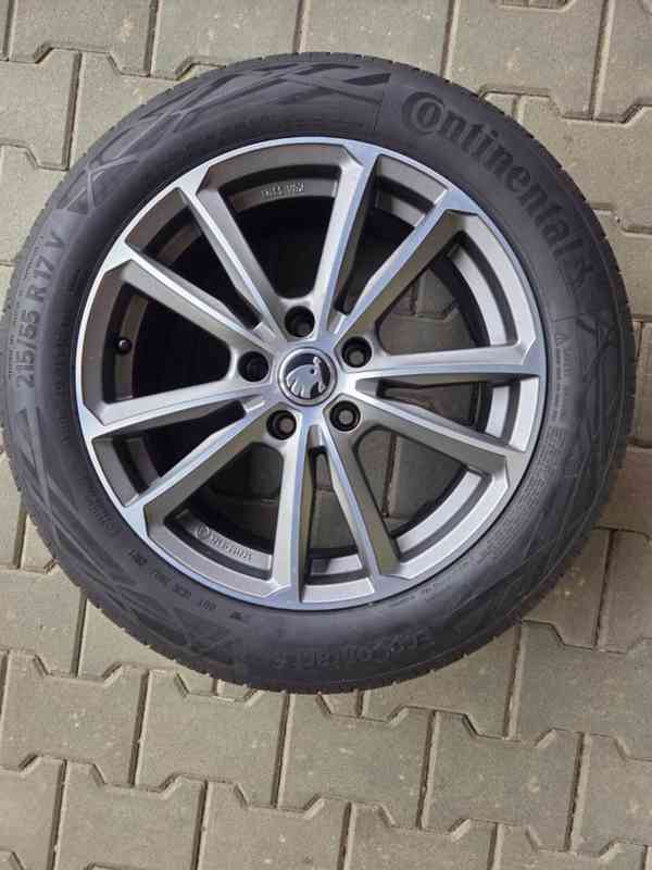 Prodám alu kola 17" + letní pneu Continental (TOP stav) - foto 8