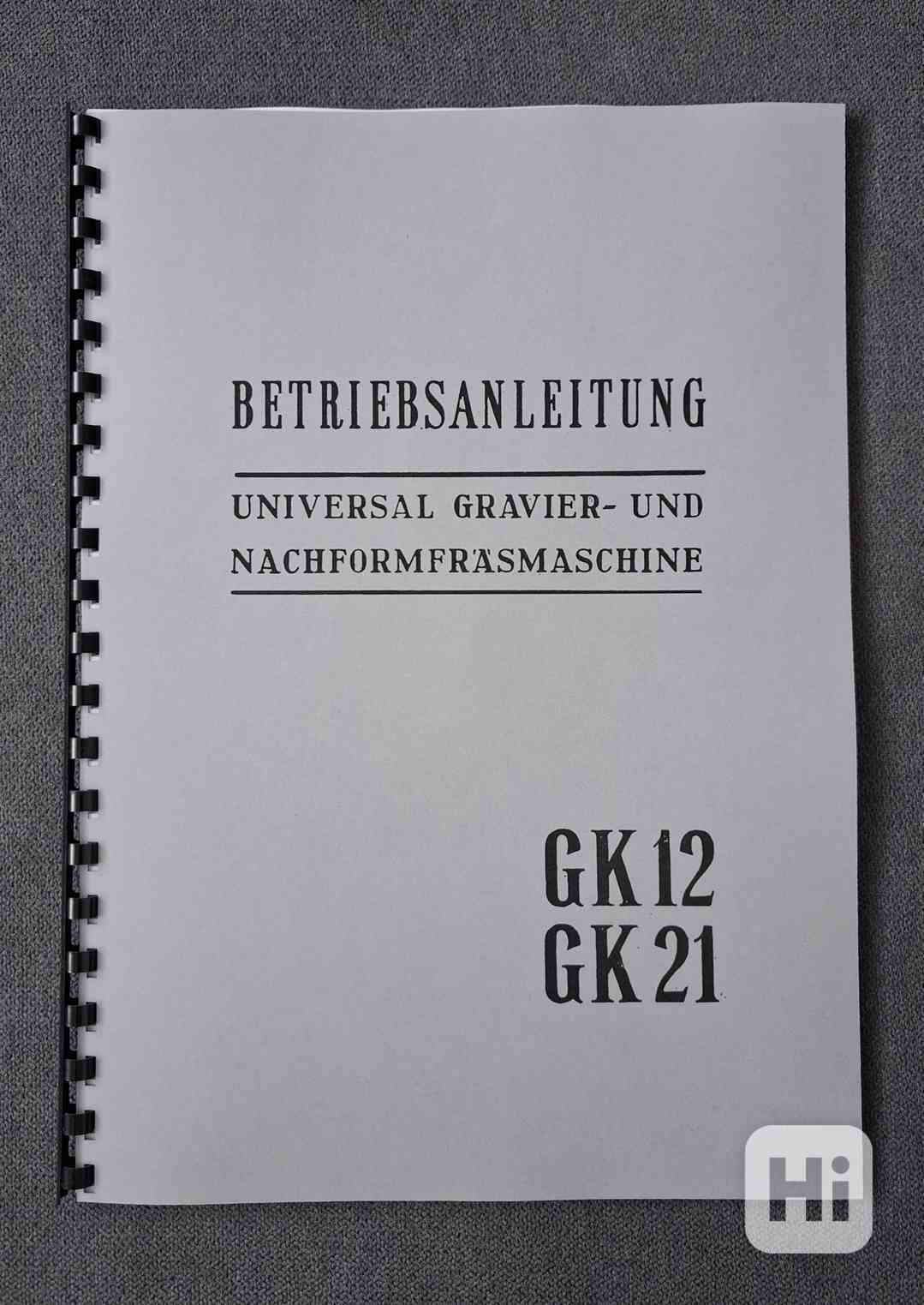 Návod pantografu DECKEL GK-12/21 - foto 1