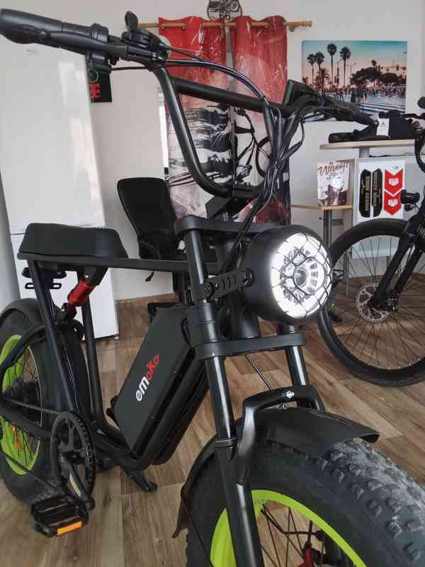 CELOODPRUŽENÉ FATBIKE ELEKTROKOLO EMOKO, 1000 W, ZÁRUKA - foto 2