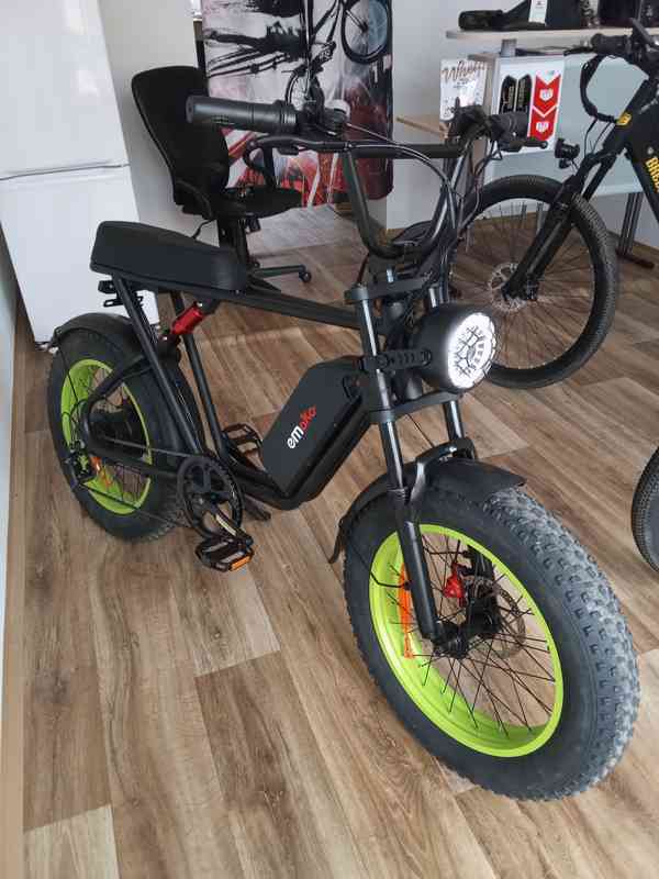 CELOODPRUŽENÉ FATBIKE ELEKTROKOLO EMOKO, 1000 W, ZÁRUKA - foto 4