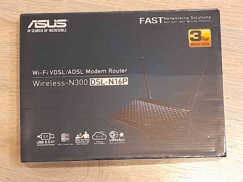 ASUS modem router WiFi  DSL-N1+6P - foto 3